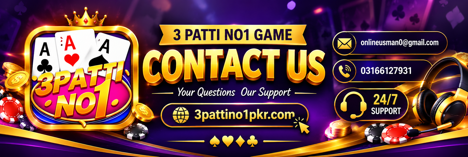 3 patti no1 game contact